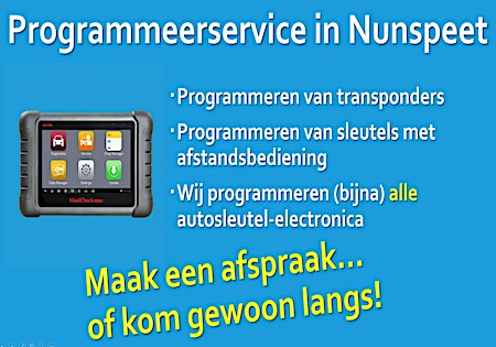 ONZE PROGRAMMEERSERVICE!